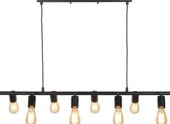 Industriële Hanglampen|Industriële Hanglampen-It's about RoMi Miami Hanglamp zwart