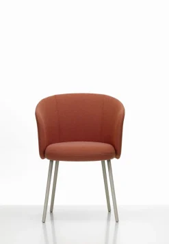 Design Stoelen|Eetkamerstoelen Met Armleuning-Vitra Mikado Eetkamerstoel Wit