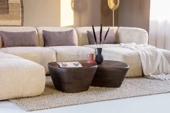 Houten Bijzettafels-Eleonora Mila Bijzettafel Bruin