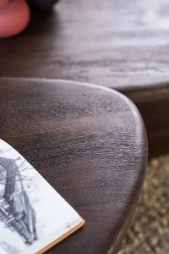 Houten Bijzettafels-Eleonora Mila Bijzettafel Bruin