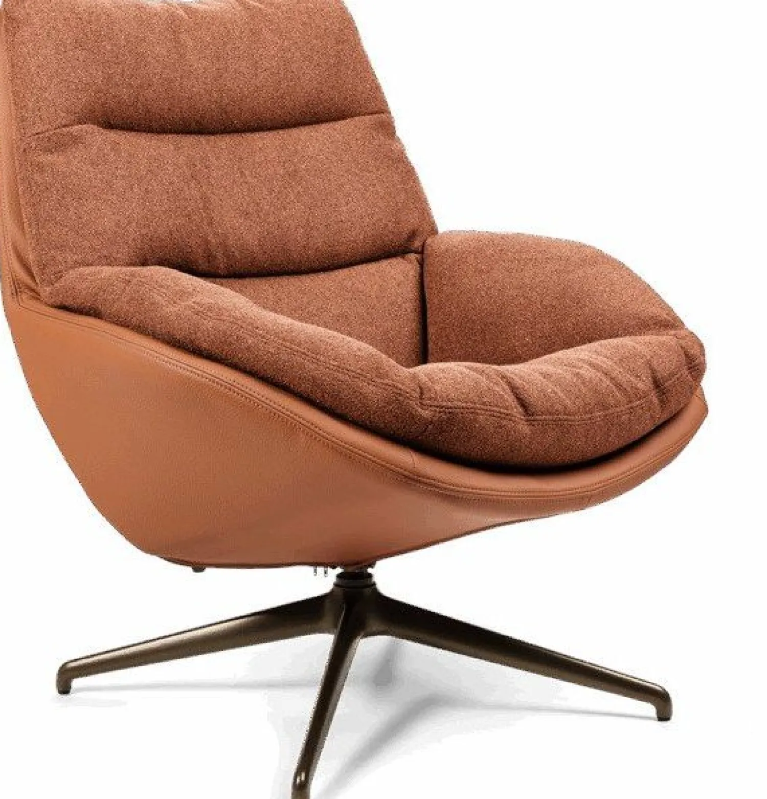 Draaifauteuils-Eijerkamp Collectie Mila Fauteuil Creme