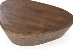 Houten Salontafels|Organische Salontafels-Eleonora Mila Salontafel Bruin