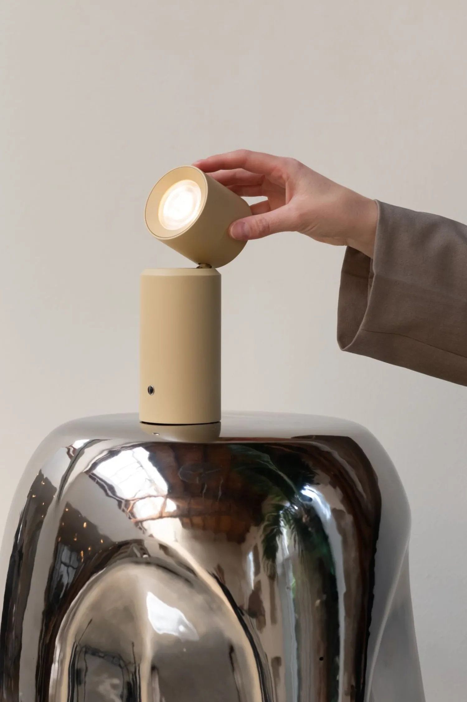 Moderne Tafellampen|Tafellampen-It's about RoMi Milan Tafellamp Beige