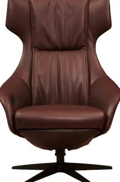 Leren Fauteuils|Relaxfauteuils-Eijerkamp Collectie Miles L Relaxfauteuil Zwart