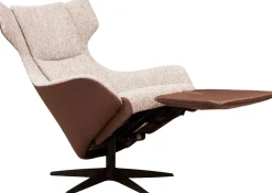 Leren Fauteuils|Relaxfauteuils-Eijerkamp Collectie Miles M Relaxfauteuil Grijs