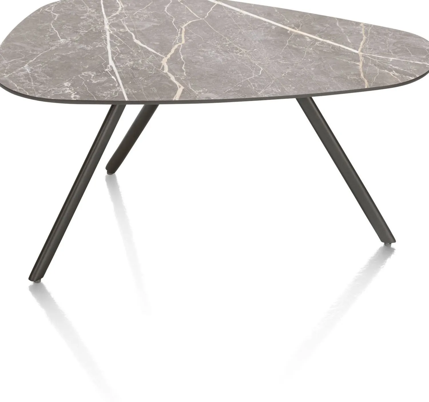 Organische Salontafels-XOOON Minato M Salontafel Licht Grijs