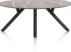 Ovale Eettafels-XOOON Minato Ovaal Eettafel Licht Grijs