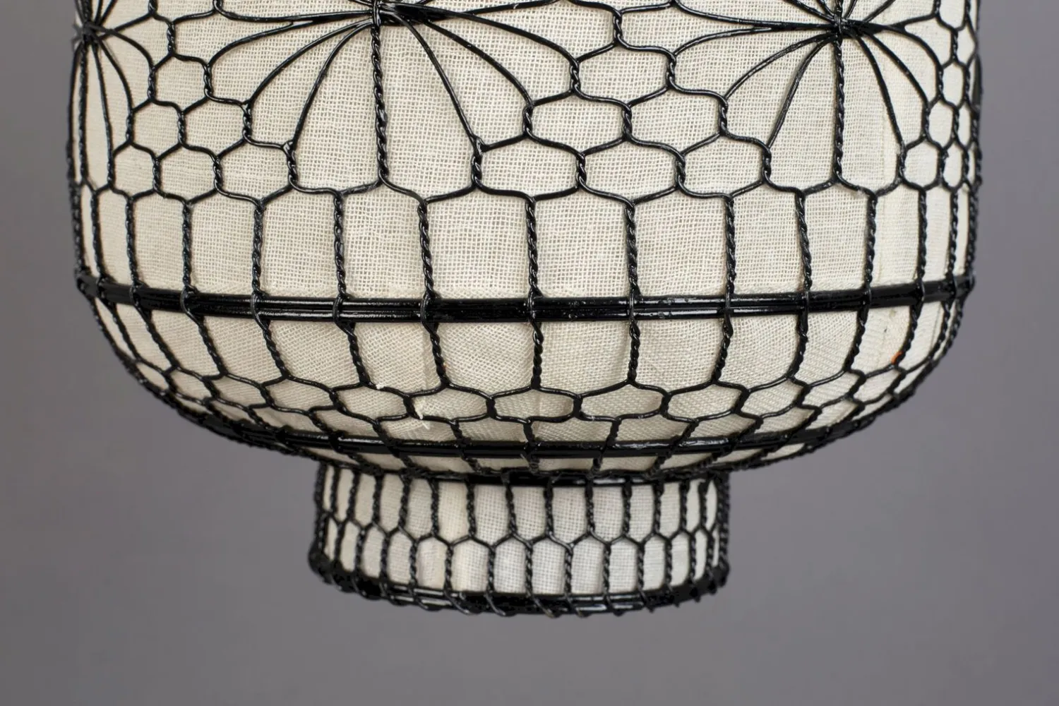 Hanglampen|Hanglampen-Dutchbone Ming Hanglamp Black, White