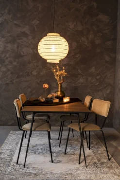 Hanglampen|Hanglampen-Dutchbone Ming Hanglamp Black, White
