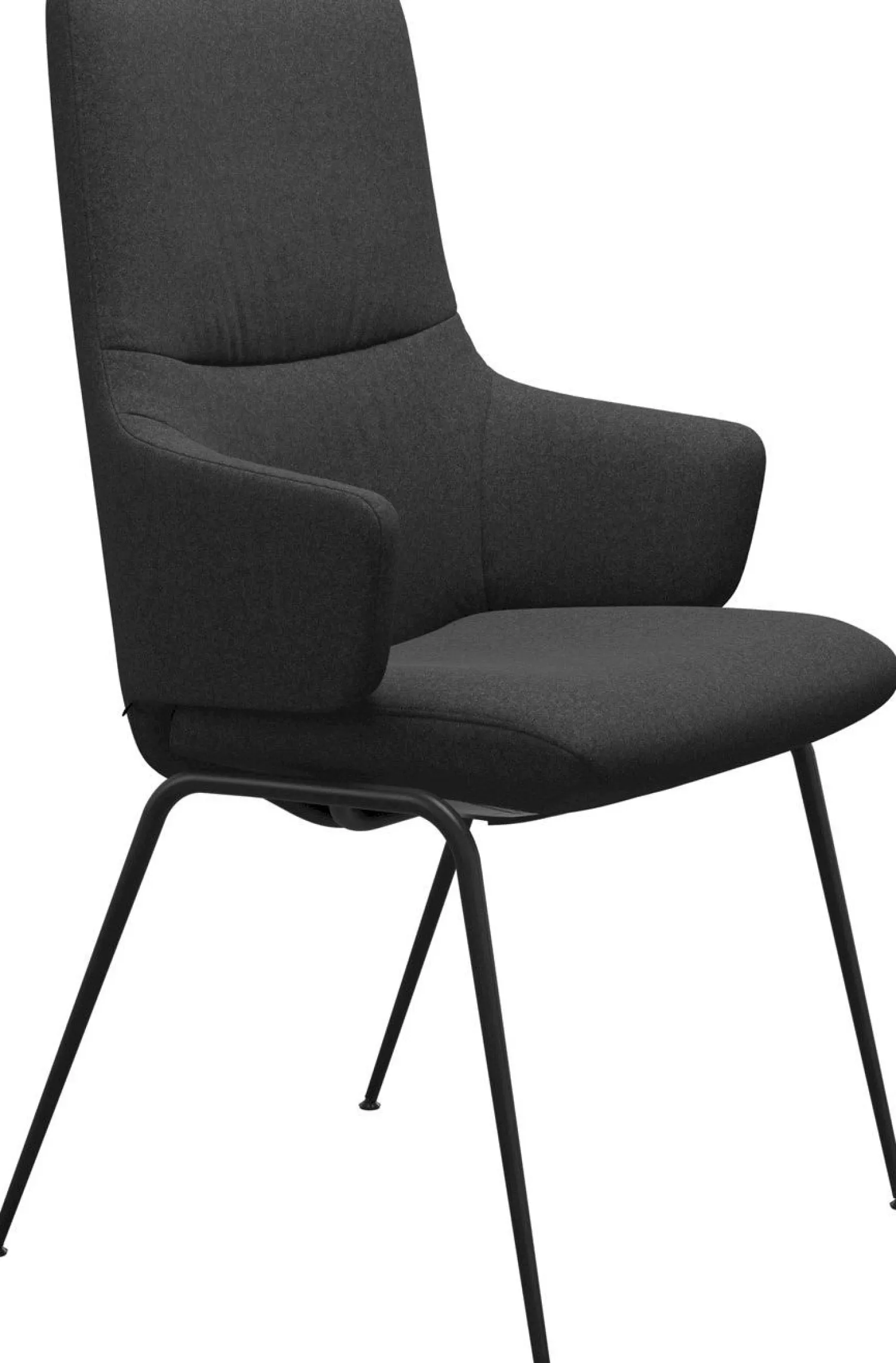 Eetkamerstoelen Met Armleuning-Stressless Mint Eetkamerstoel Dark Grey