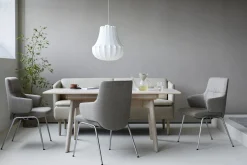 Eetkamerstoelen Met Armleuning-Stressless Mint Eetkamerstoel Dark Grey