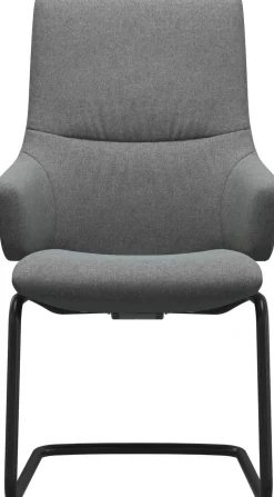Eetkamerstoelen Met Armleuning-Stressless Mint Eetkamerstoel Dark Grey