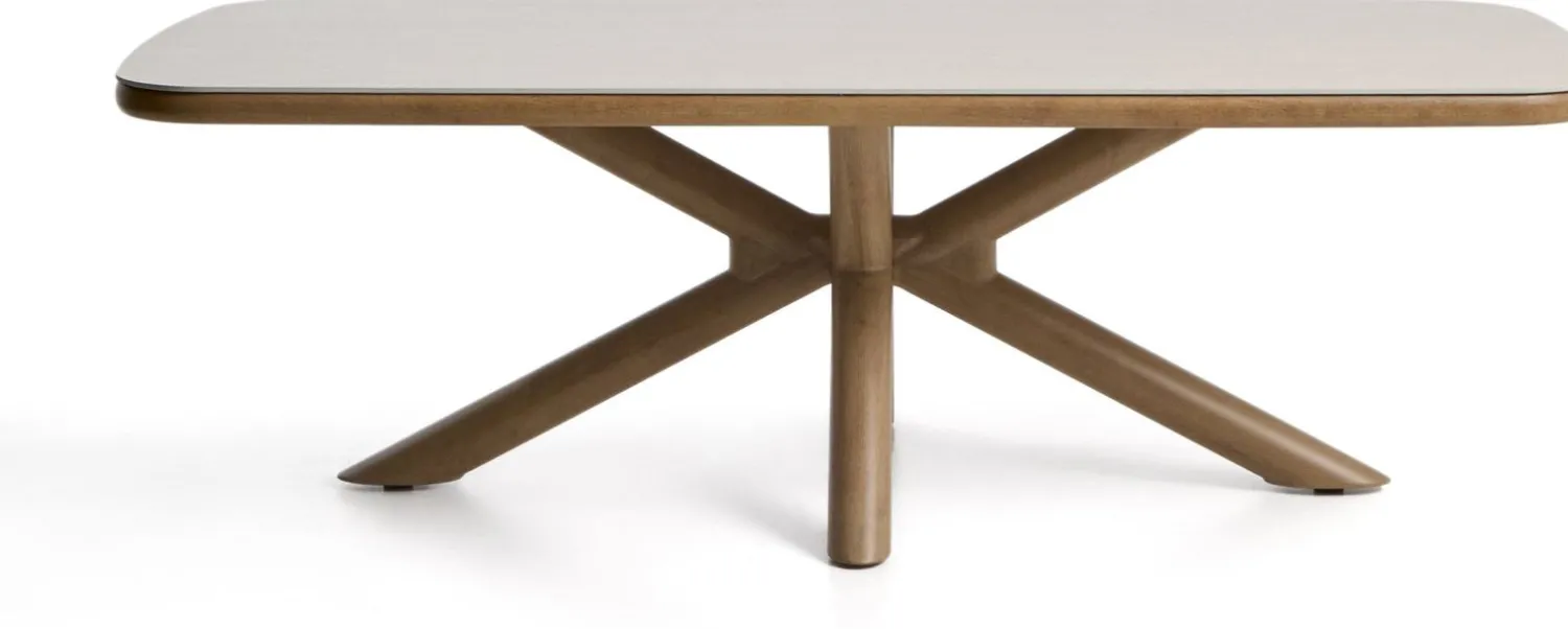 Tuintafels-Kave Home Mirtia Tuintafel Ecru