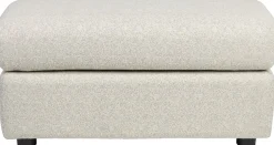 Hockers|Poefs-Zuiver Mississippi Hocker Beige