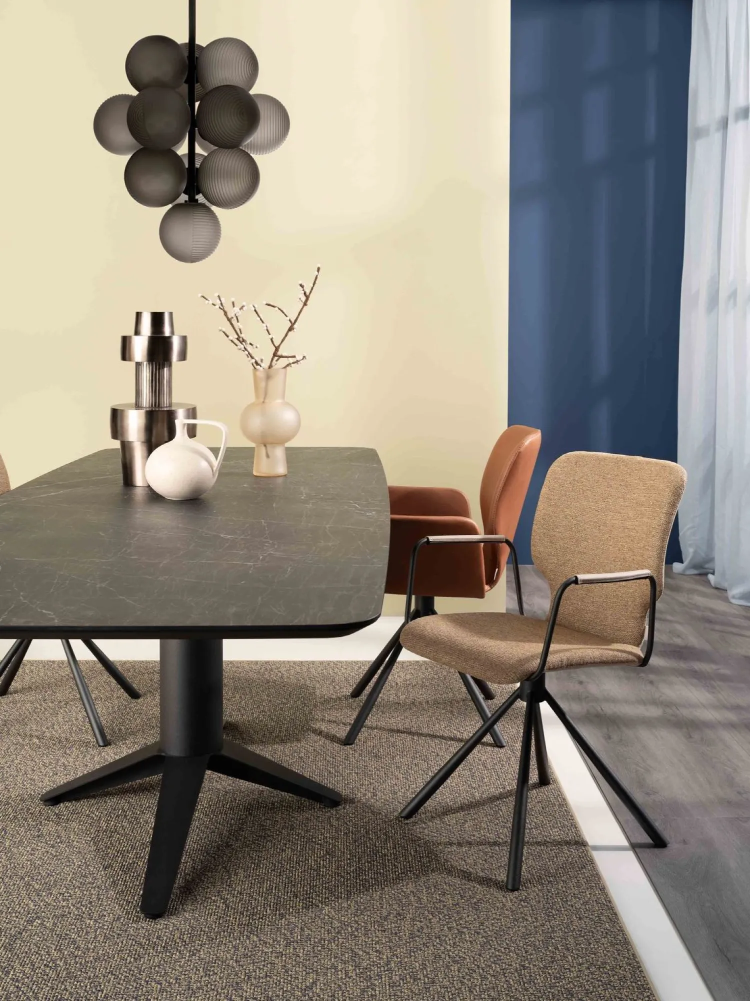 Design Stoelen-Bert Plantagie Mister T Eetkamerstoel Bruin