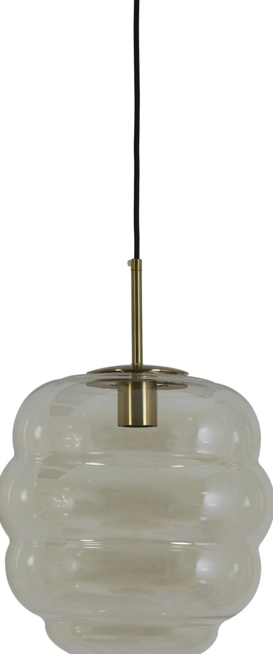 Glazen Hanglampen|Glazen Hanglampen-Trendhopper Misty Hanglamp Goud, Cognac