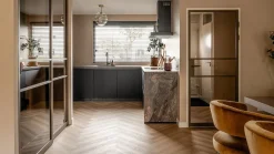 Glazen Hanglampen|Glazen Hanglampen-Trendhopper Misty Hanglamp Goud, Cognac