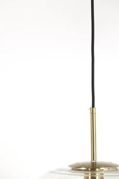 Glazen Hanglampen|Glazen Hanglampen-Trendhopper Misty Hanglamp Goud, Cognac
