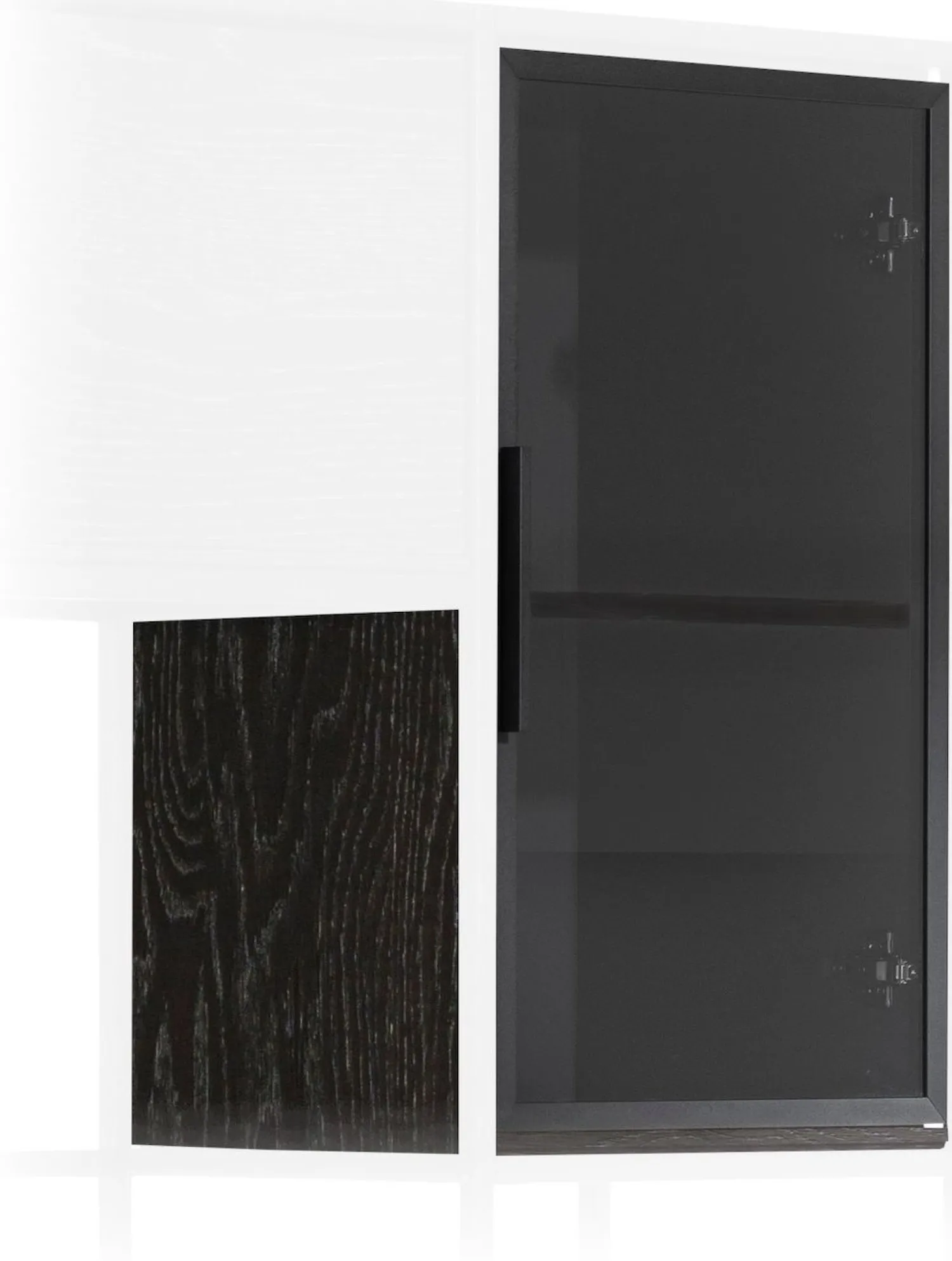 Opbergkasten|Opbergkasten-XOOON Modulo Opbergkast Onyx