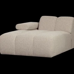 Elementenbanken-WOOOD Mojo Bouclé Chaise Longue Beige Melange