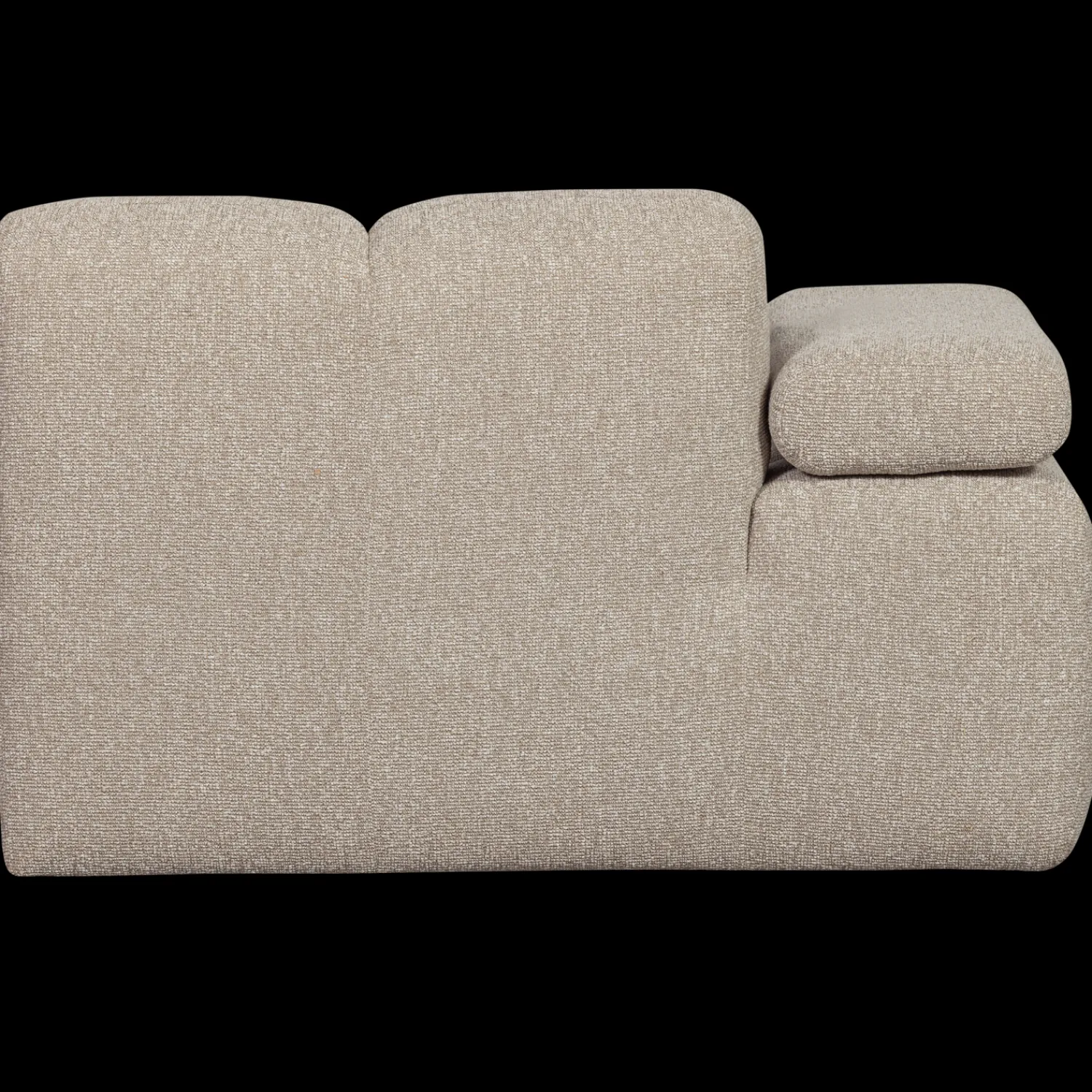 Elementenbanken-WOOOD Mojo Bouclé Chaise Longue Beige Melange