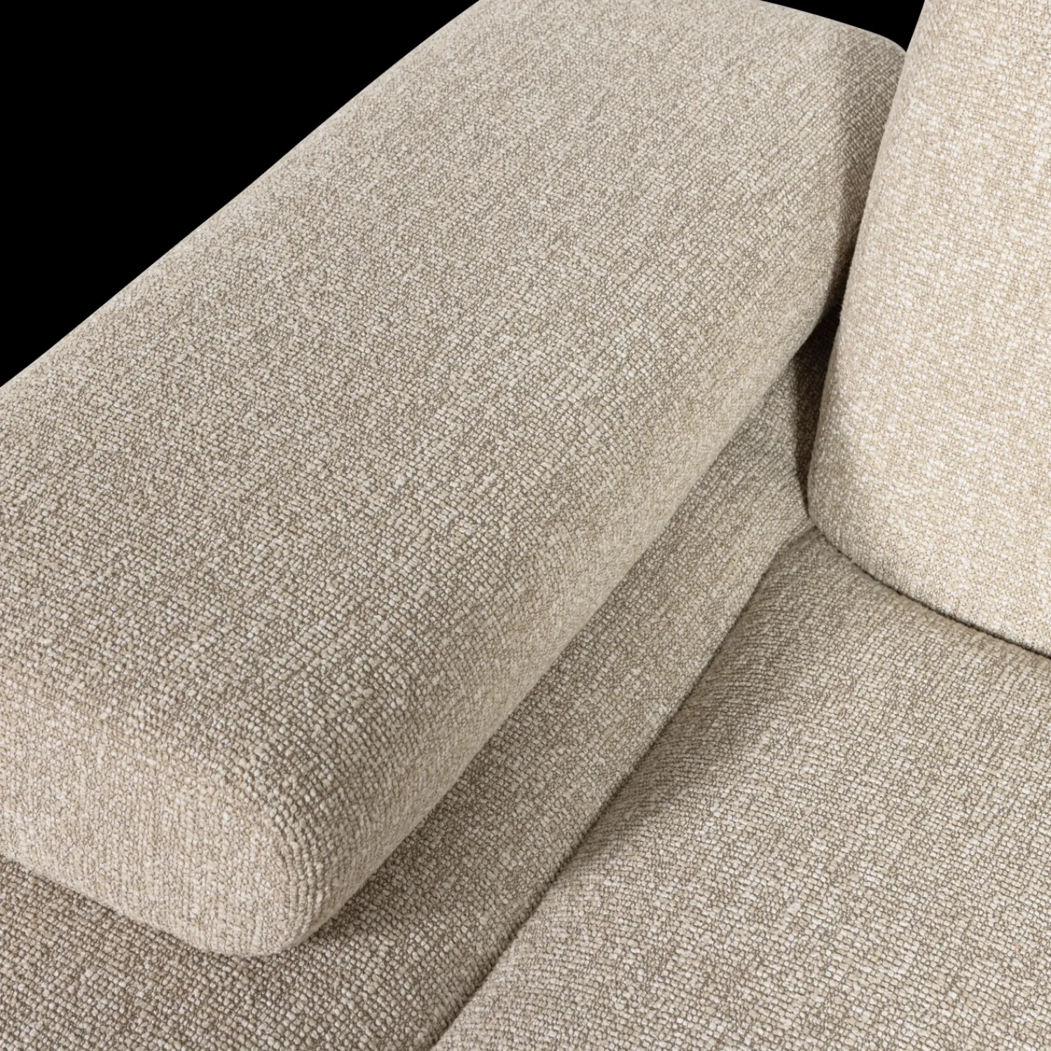 Elementenbanken-WOOOD Mojo Bouclé Chaise Longue Beige Melange