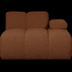 Elementenbanken-WOOOD Mojo Bouclé Chaise Longue Rust Brown Melange
