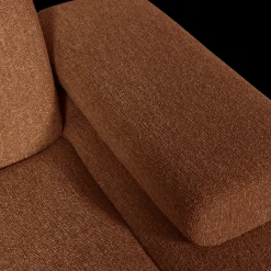 Elementenbanken-WOOOD Mojo Bouclé Chaise Longue Rust Brown Melange