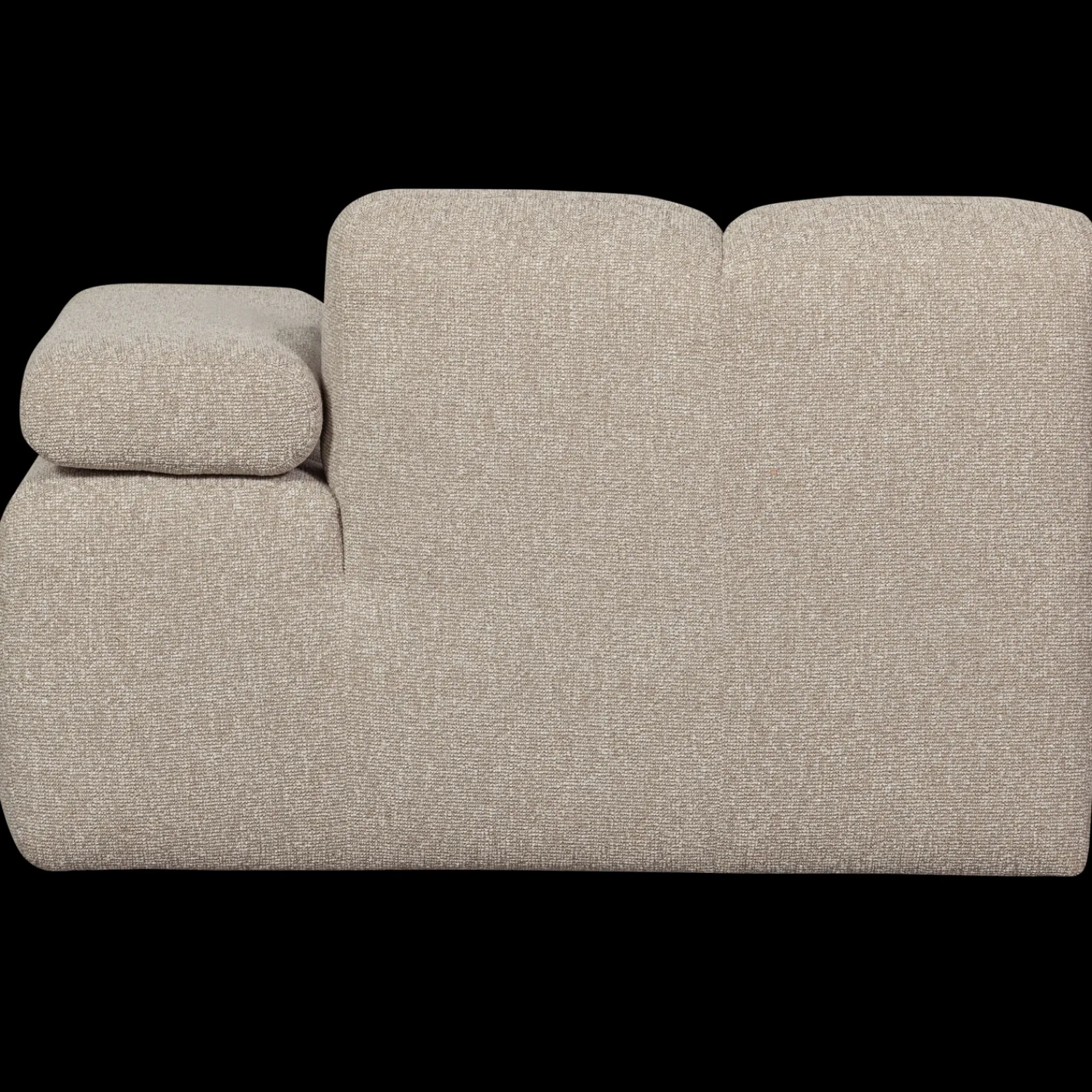Elementenbanken-WOOOD Mojo Bouclé Chaise Longue Beige Melange
