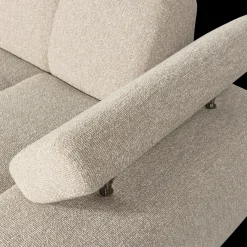 Elementenbanken-WOOOD Mojo Bouclé Chaise Longue Beige Melange