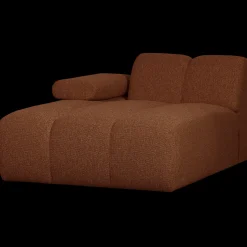 Elementenbanken-WOOOD Mojo Bouclé Chaise Longue Rust Brown Melange