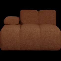 Elementenbanken-WOOOD Mojo Bouclé Chaise Longue Rust Brown Melange