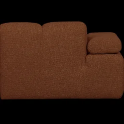 Elementenbanken-WOOOD Mojo Bouclé Chaise Longue Rust Brown Melange