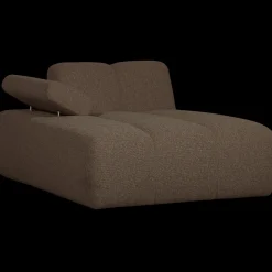 Elementenbanken-WOOOD Mojo Bouclé Chaise Longue Brown Melange