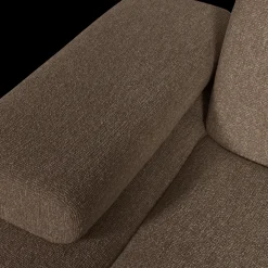 Elementenbanken-WOOOD Mojo Bouclé Chaise Longue Brown Melange
