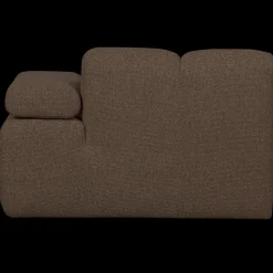 Elementenbanken-WOOOD Mojo Bouclé Chaise Longue Brown Melange