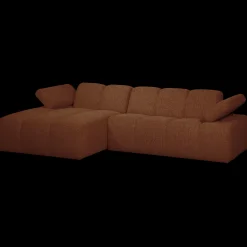 Elementenbanken-WOOOD Mojo Bouclé Chaise Longue Bank Rust Brown Melange