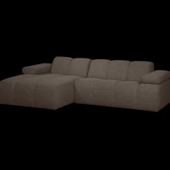 Elementenbanken-WOOOD Mojo Bouclé Chaise Longue Bank Brown Melange