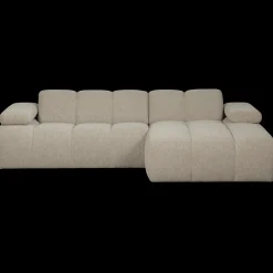 Elementenbanken-WOOOD Mojo Bouclé Chaise Longue Bank Beige Melange