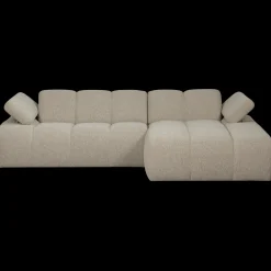 Elementenbanken-WOOOD Mojo Bouclé Chaise Longue Bank Beige Melange