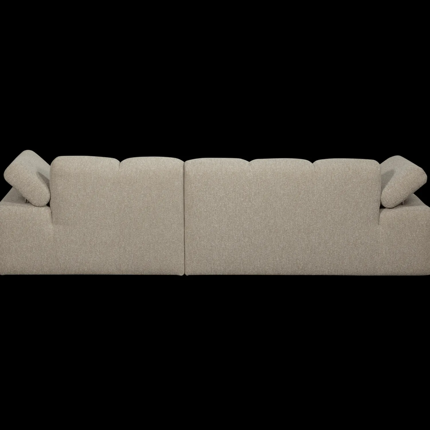 Elementenbanken-WOOOD Mojo Bouclé Chaise Longue Bank Beige Melange