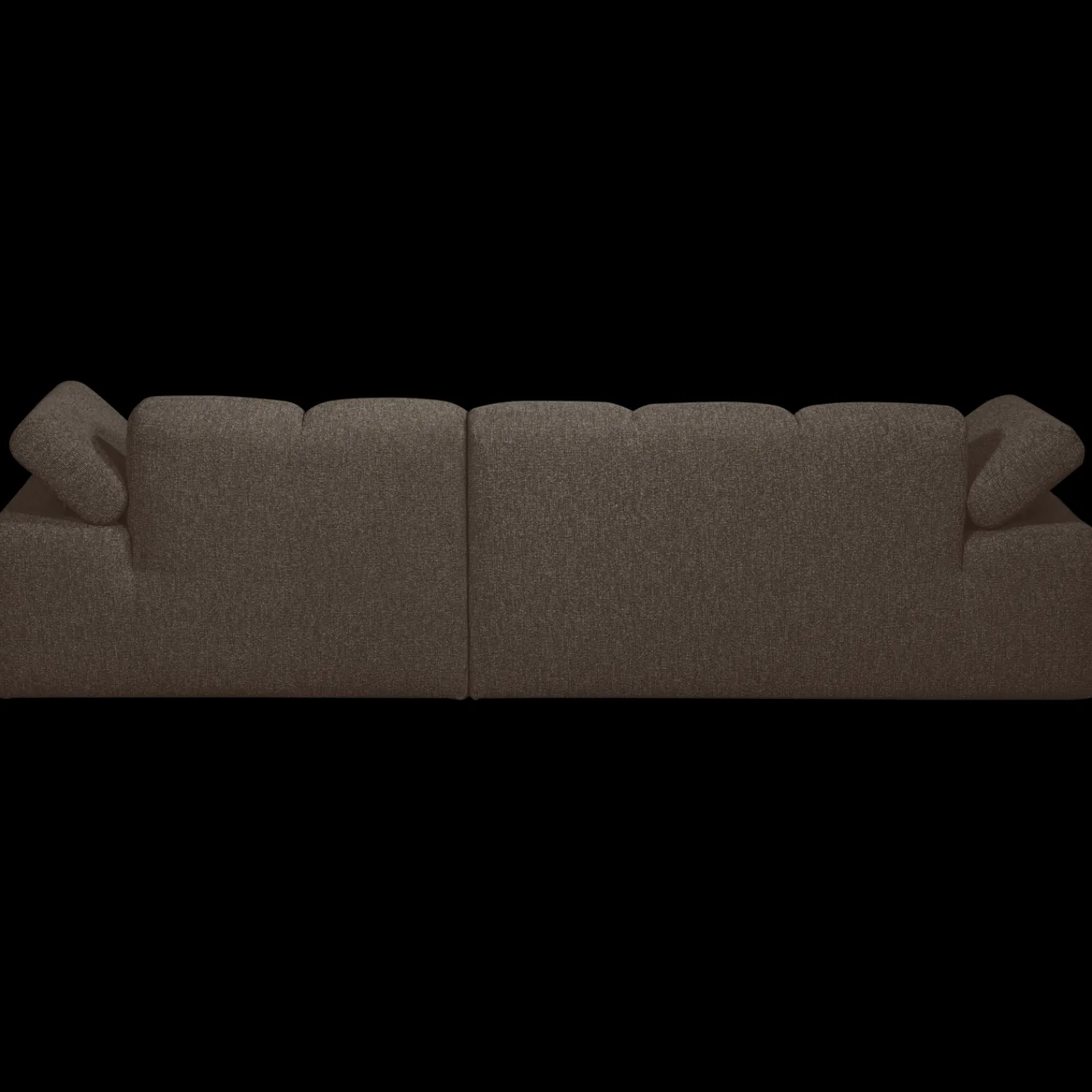 Elementenbanken-WOOOD Mojo Bouclé Chaise Longue Bank Brown Melange