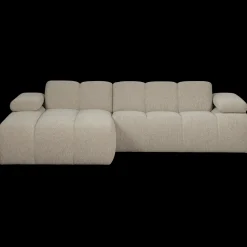 Elementenbanken-WOOOD Mojo Bouclé Chaise Longue Bank Beige Melange