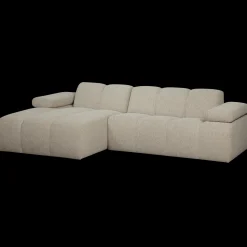 Elementenbanken-WOOOD Mojo Bouclé Chaise Longue Bank Beige Melange