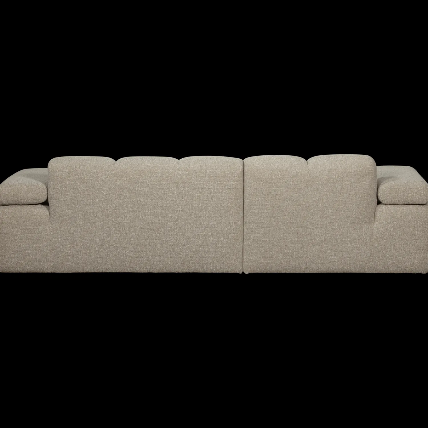 Elementenbanken-WOOOD Mojo Bouclé Chaise Longue Bank Beige Melange