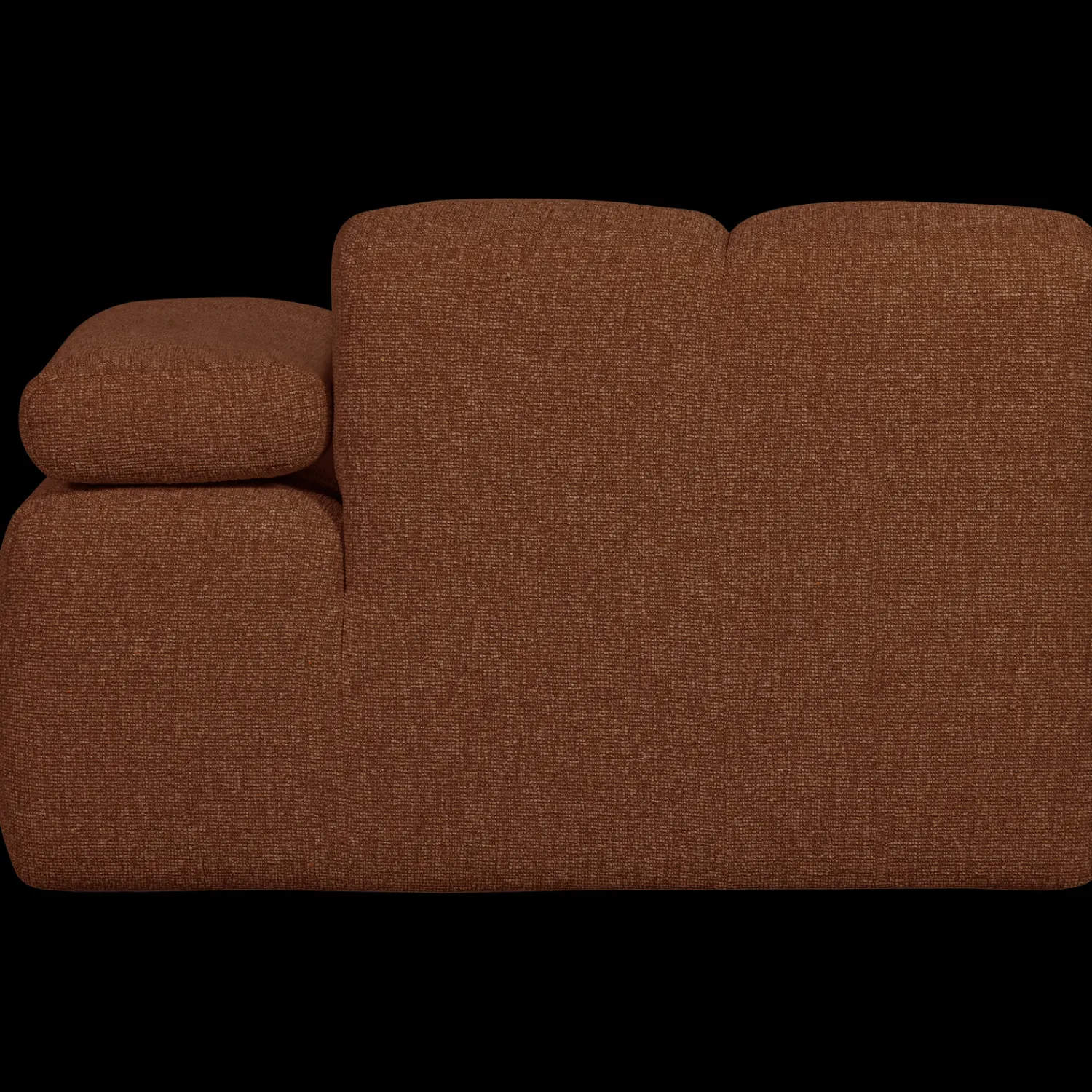 Elementenbanken-WOOOD Mojo Bouclé Elementenbank Rust Brown Melange