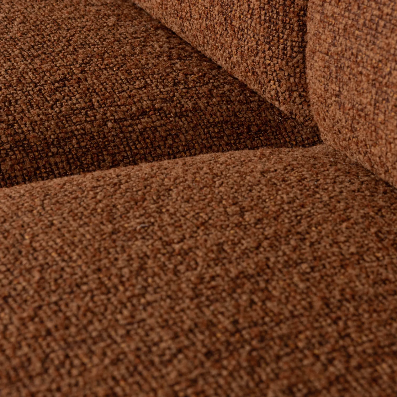 Elementenbanken-WOOOD Mojo Bouclé Elementenbank Rust Brown Melange