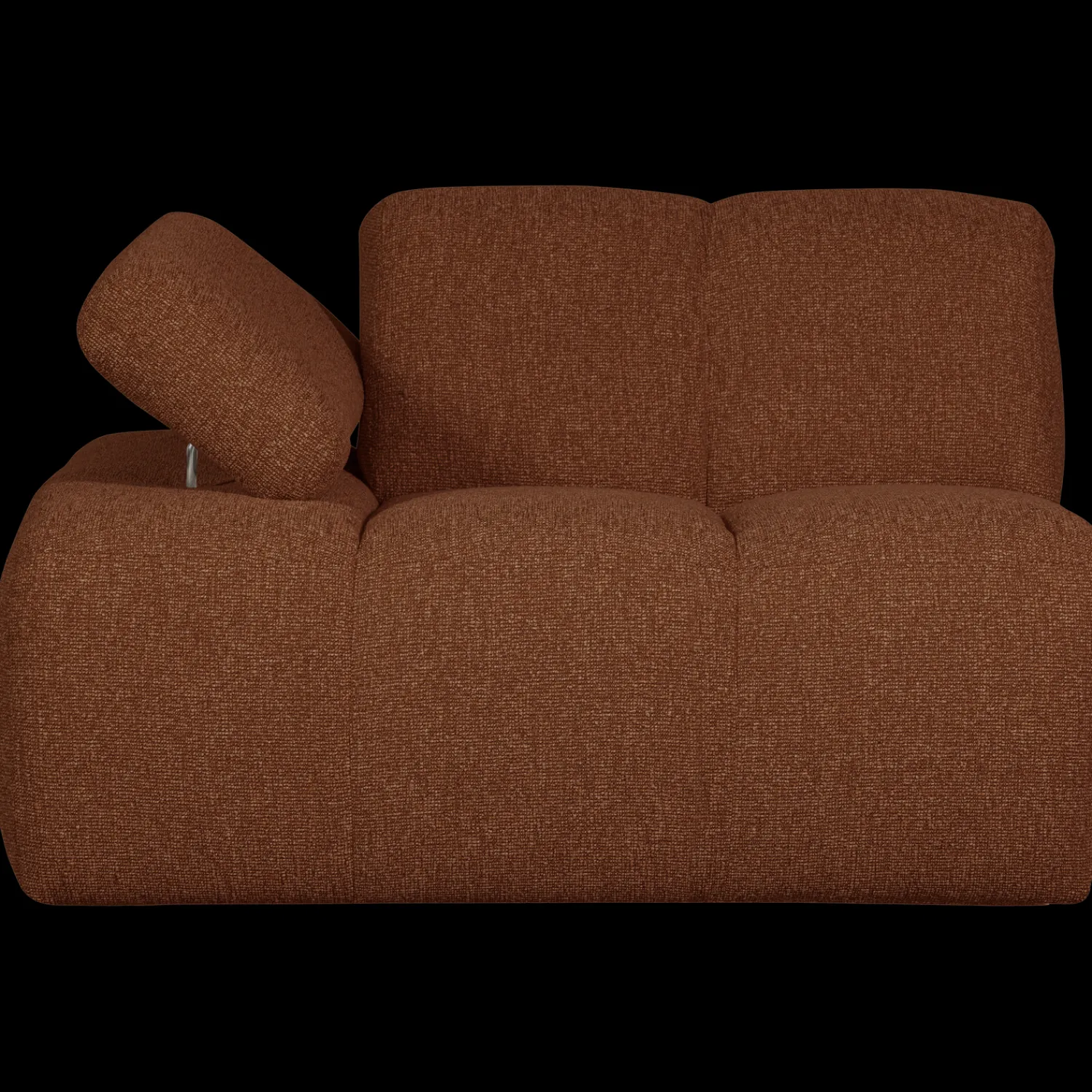 Elementenbanken-WOOOD Mojo Bouclé Elementenbank Rust Brown Melange