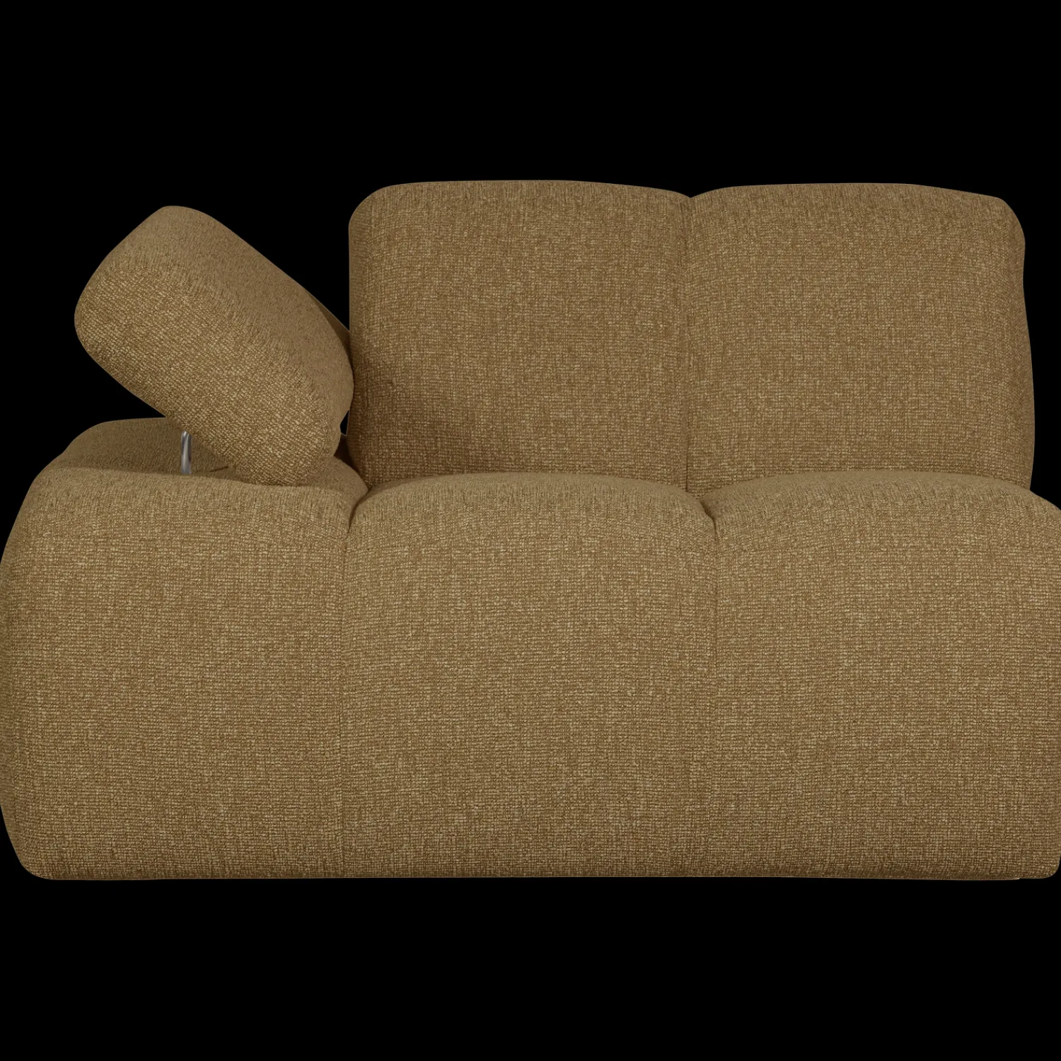 Elementenbanken-WOOOD Mojo Bouclé Elementenbank Yellow, Brown Melange
