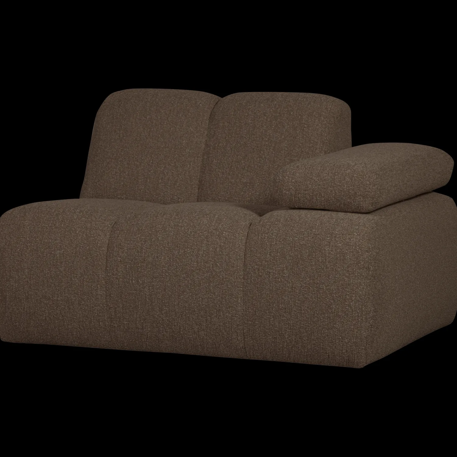 Elementenbanken-WOOOD Mojo Bouclé Elementenbank Brown Melange